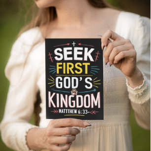 Postal Misión Divina: Persiguiendo el Reino de Dios