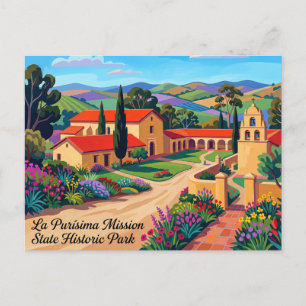 Postal Misión La Purísima Estado Parque Histórico Califor