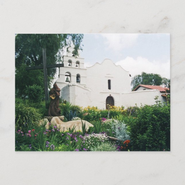 Postal Misión San Diego de Alcala (Anverso)