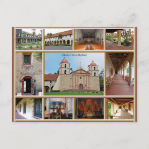 Postal Misión Santa Barbara