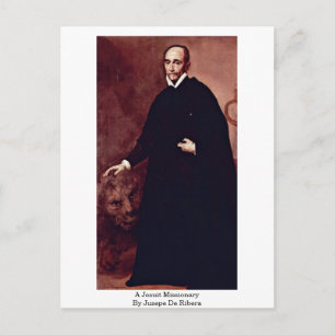 Postal Misionero Jesuita De Jusepe De Ribera