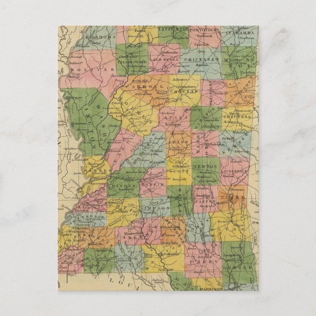 Postal Misisipi 5 (Anverso)