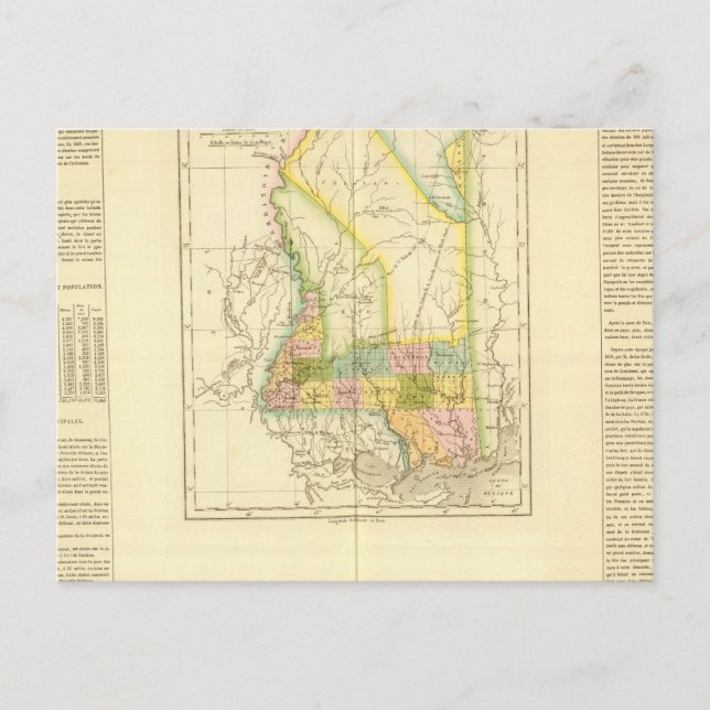 Postal Misisipi US (Anverso)