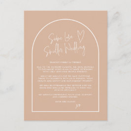 Postal Mismo amor Boda menor Arco de Rubor reducido