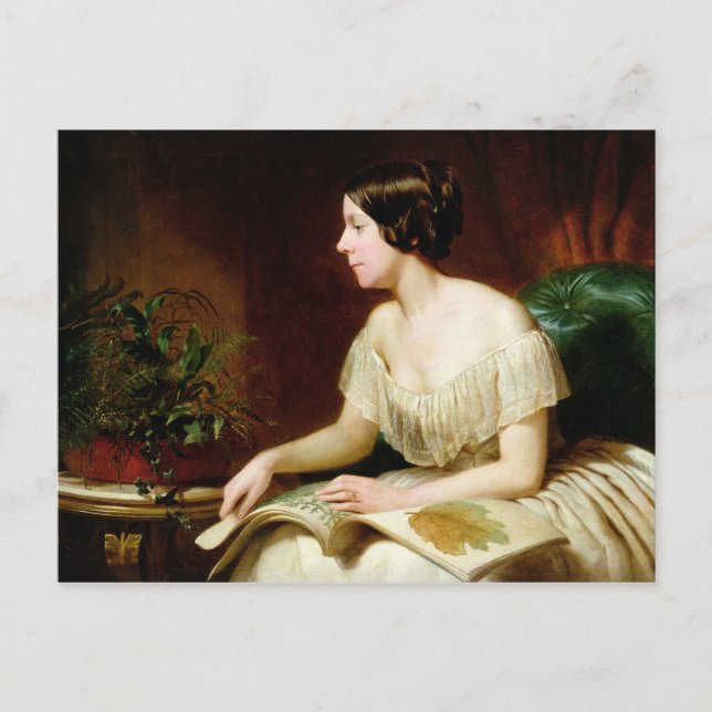 Postal Miss Anne Pratt, la famosa botánica (Anverso)