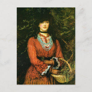 Postal Miss Eveleen Tennant por John Everett Millais
