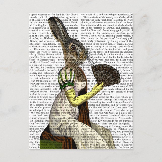 Postal Miss Hare (Anverso)