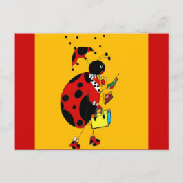 Postal Miss Ladybug