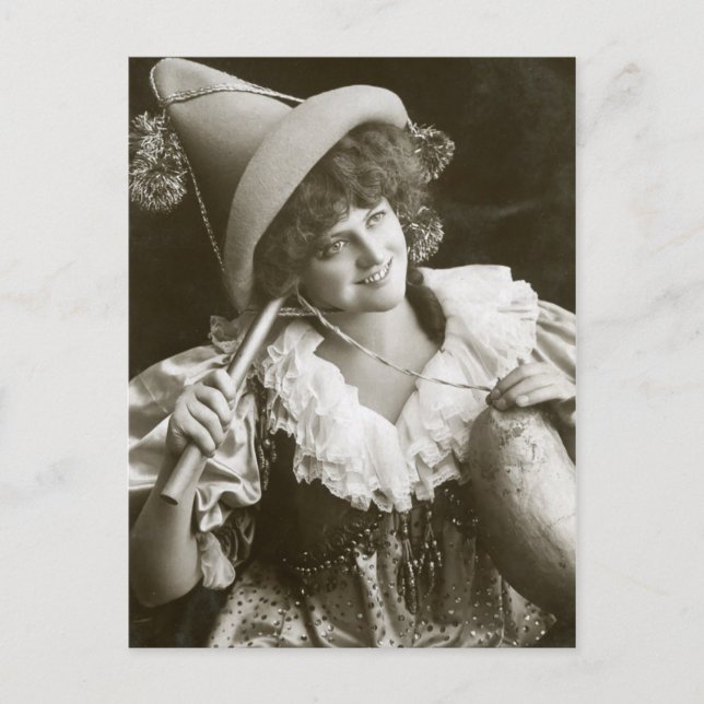 Postal Miss Marie Studholme como Lady Madcap 1905 (Anverso)