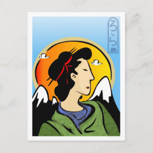 Postal Miss Nihon Postcard