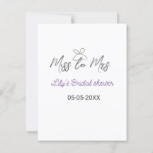 Miss to Mrs despedida de soltera añadir nombre fec