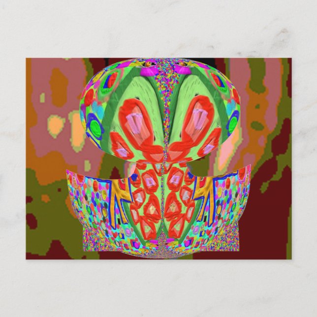 Postal Miss YOYO PostCards Post+Cards (Anverso)