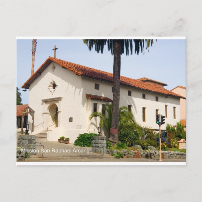Postal Mission San Rafael Arcángel California (Anverso)