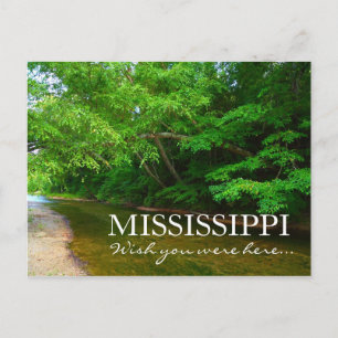 Postal MISSISSIPPI - Desearía que estuvieras aquí - McGeh