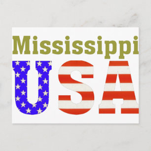 Postal ¡Mississippi los E.E.U.U.!