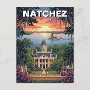 Postal Mississippi Natchez Travel