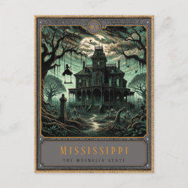 Postal Mississippi | Postcarta de arte gótico