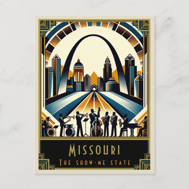 Postal Missouri | Art Deco (Anverso)