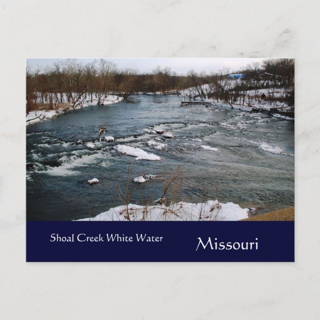 Postal Missouri de Agua Blanca de Invierno (Anverso)