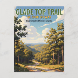 Postal Missouri Glade Top Trail Scenic Byway Viaje