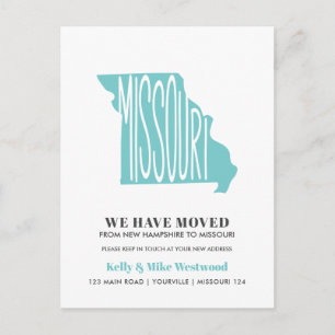 Postal MISSOURI Hemos movido la nueva dirección Nueva pág
