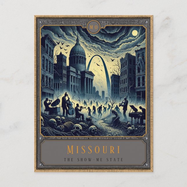 Postal Missouri | Postcarta de arte gótico (Anverso)
