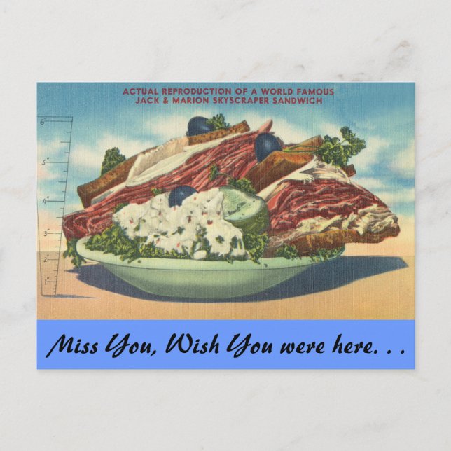 Postal Missouri, sandwich de rascacielos (Anverso)