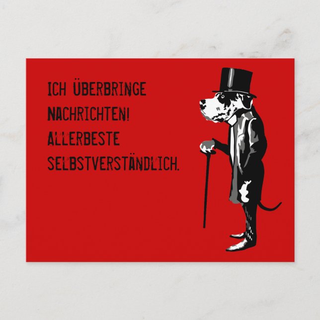 Postal Mister Dane (Anverso)