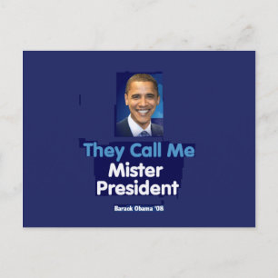 Postal MISTER PRESIDENTE Postcard
