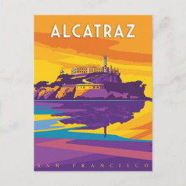 Postal Misterio de Alcatraz con este Viaje de la Vintage