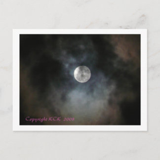Postal mística de la luna