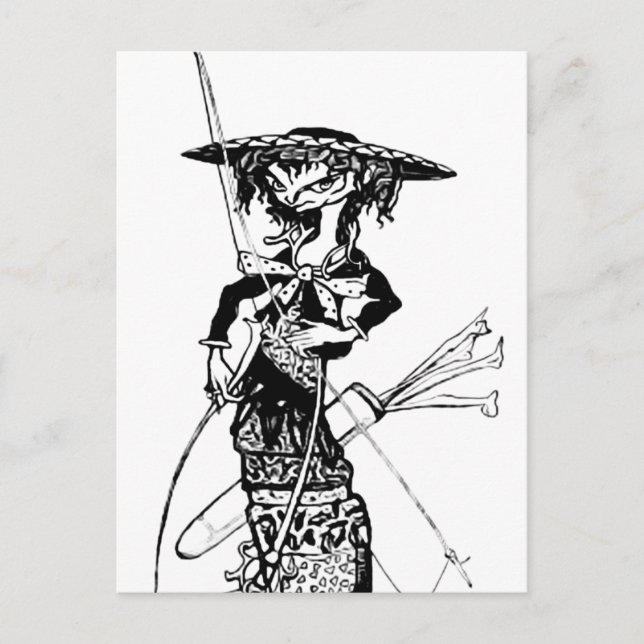 Postal Mistigris de "The City Curious" (Anverso)