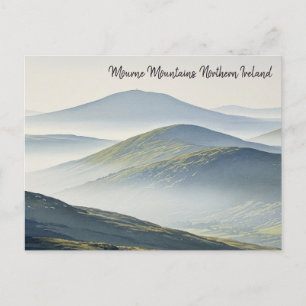 Postal Misty Mourne Mountains Northern Ireland Travel