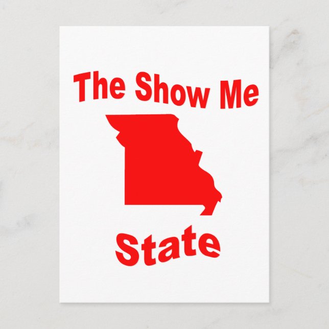 Postal Misuri: El show me State (Anverso)