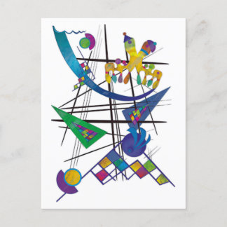 Postal Mit Liebe zu Kandinsky