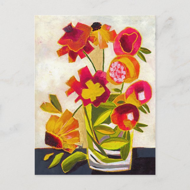 Postal Mitad de cristal lleno (Anverso)