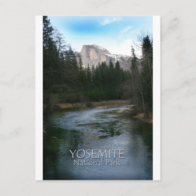 Postal Mitad hogar del Parque Nacional Yosemite (Anverso)