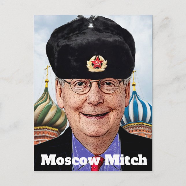 Postal Mitch McConnell de Moscú (Anverso)