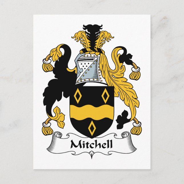Postal Mitchell Family Crest (Anverso)