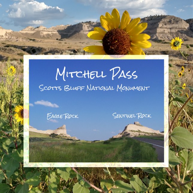 Postal Mitchell Pass, Monumento Nacional Scotts Bluff, NE (Subido por el creador)