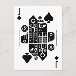 Postal Mito Belus Jack de espadas