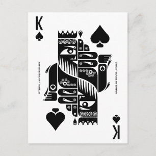 Postal Mito Osiris Rey de espadas