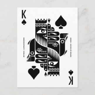 Postal Mito Osiris Rey de espadas