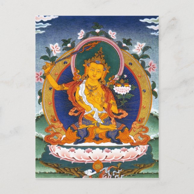 POSTAL MITOLOGÍA DE MANJUSHRI TÍBET (Anverso)