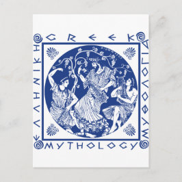 Postal Mitología griega - Azul