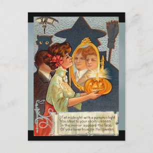 Postal Mitos de Halloween vintage