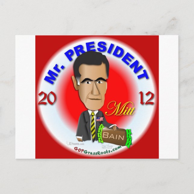 Postal Mitt Romney (Anverso)