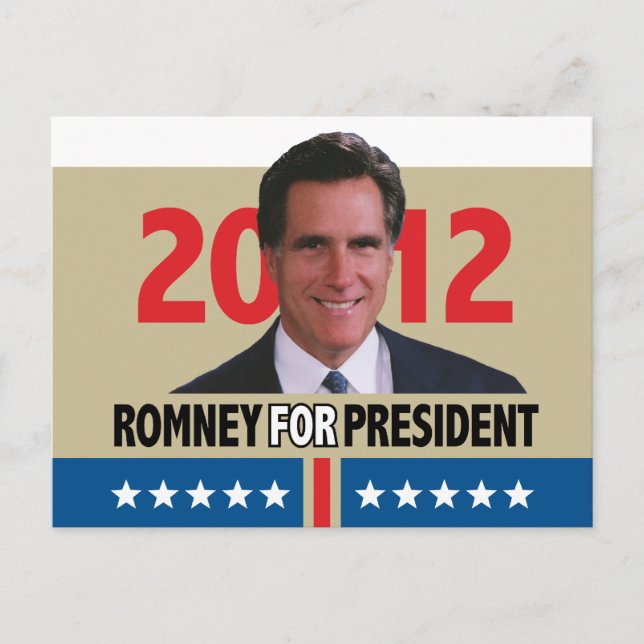 Postal Mitt Romney 2012 (Anverso)