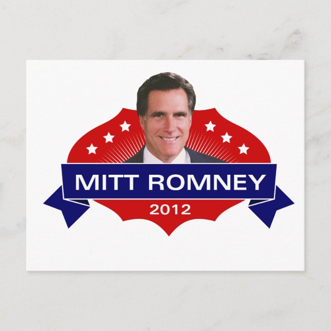 Postal Mitt Romney 2012 para presidente (Anverso)