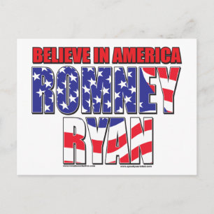 Postal Mitt Romney y Paul Ryan